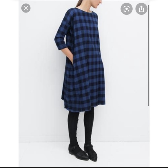 Creatures of Comfort Dresses & Skirts - Creatures of Comfort Flannel Plaid Tunic Dress